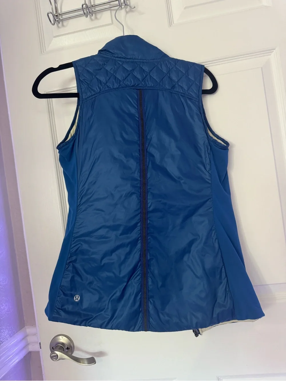 lululemon athletica Blue Quilted-Lined Sleeveless Puffer Vest reversible